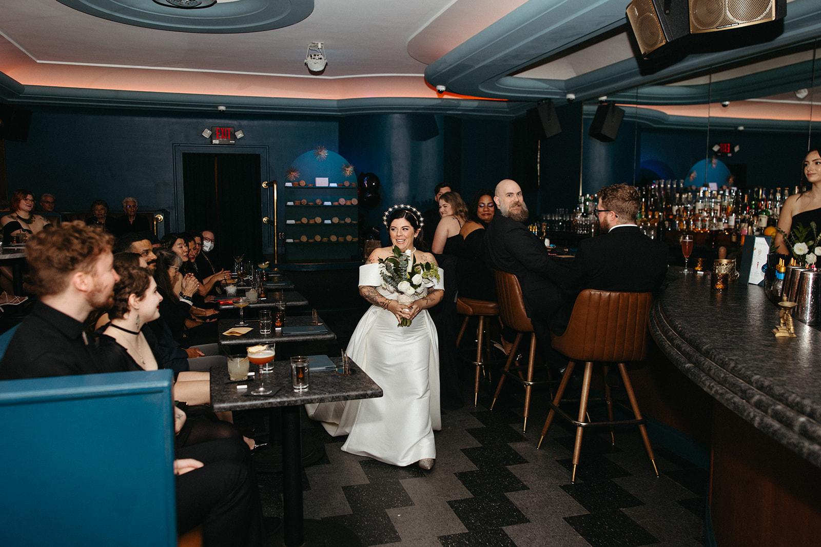 A unique Detroit wedding ceremony at Willis Show Bar