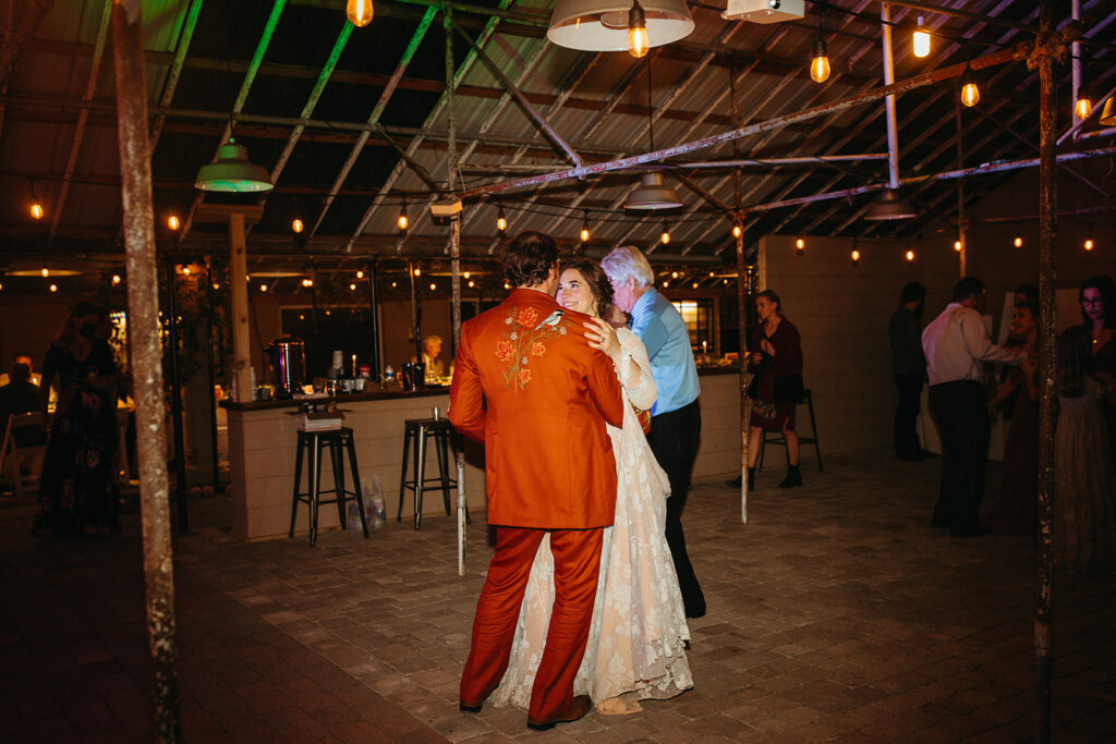 Bride and grooms last dance during their Greenhouse at Goldner Walsh wedding reception