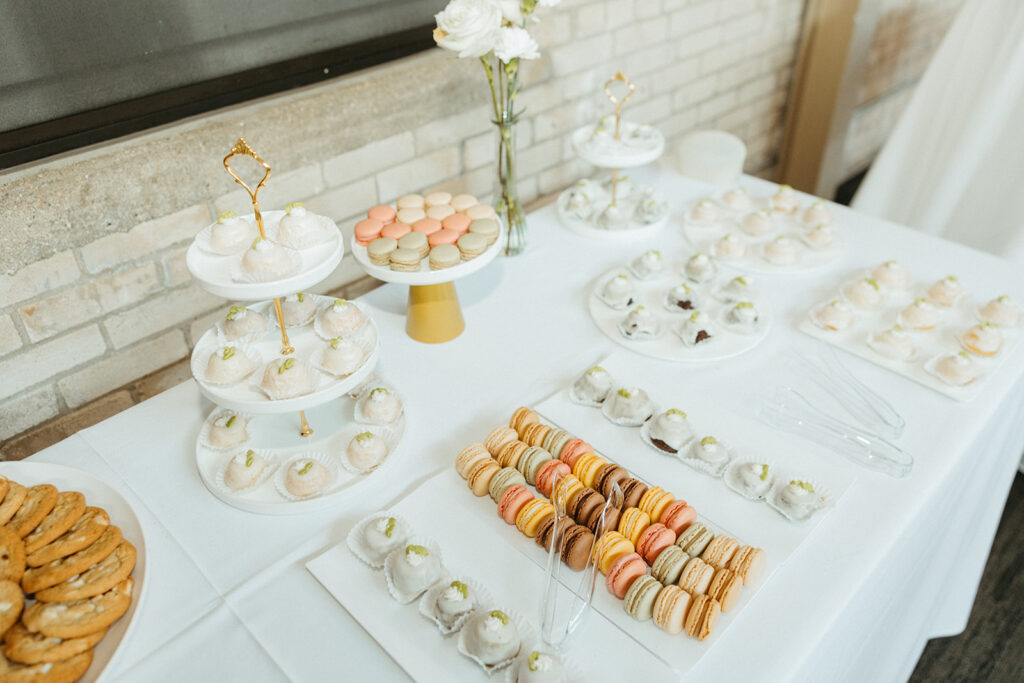 Wedding desert table