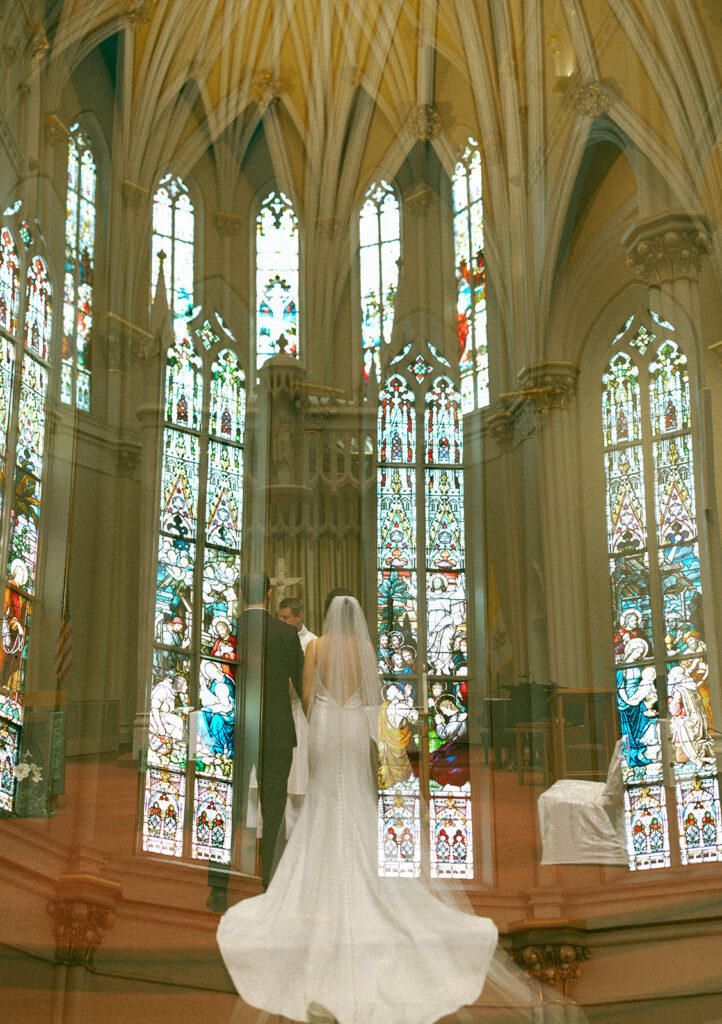 An indoor Grand Rapids wedding ceremony