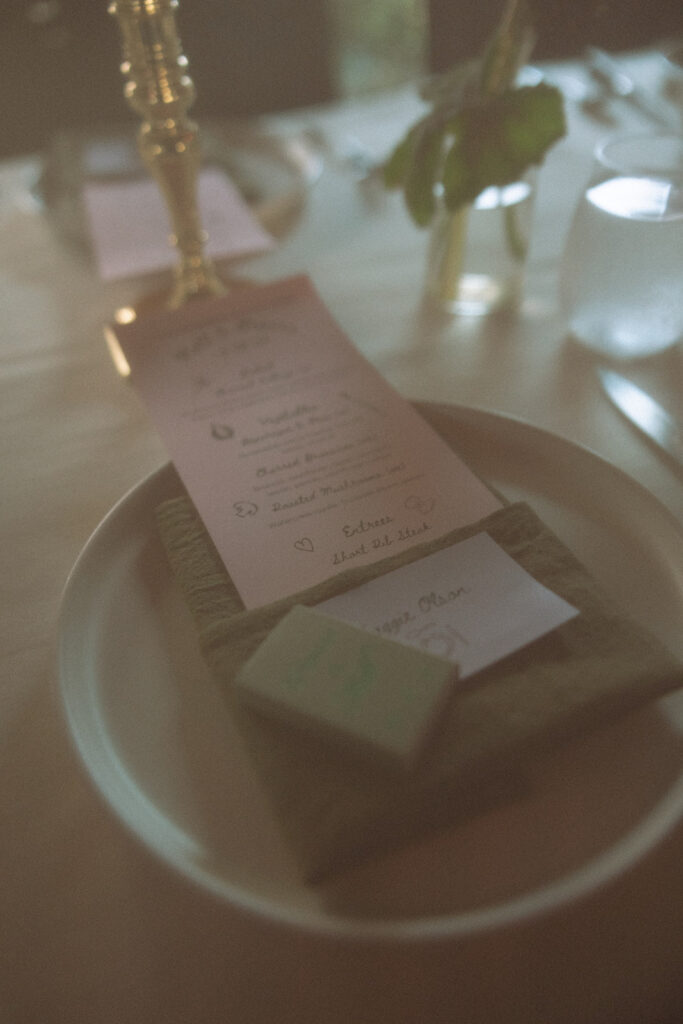 An artsy Detroit wedding reception at Mabel Grey