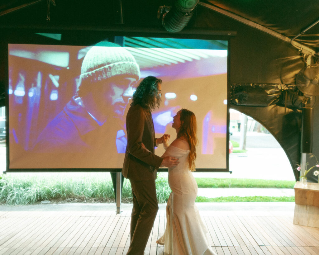 Bride and grooms first dance