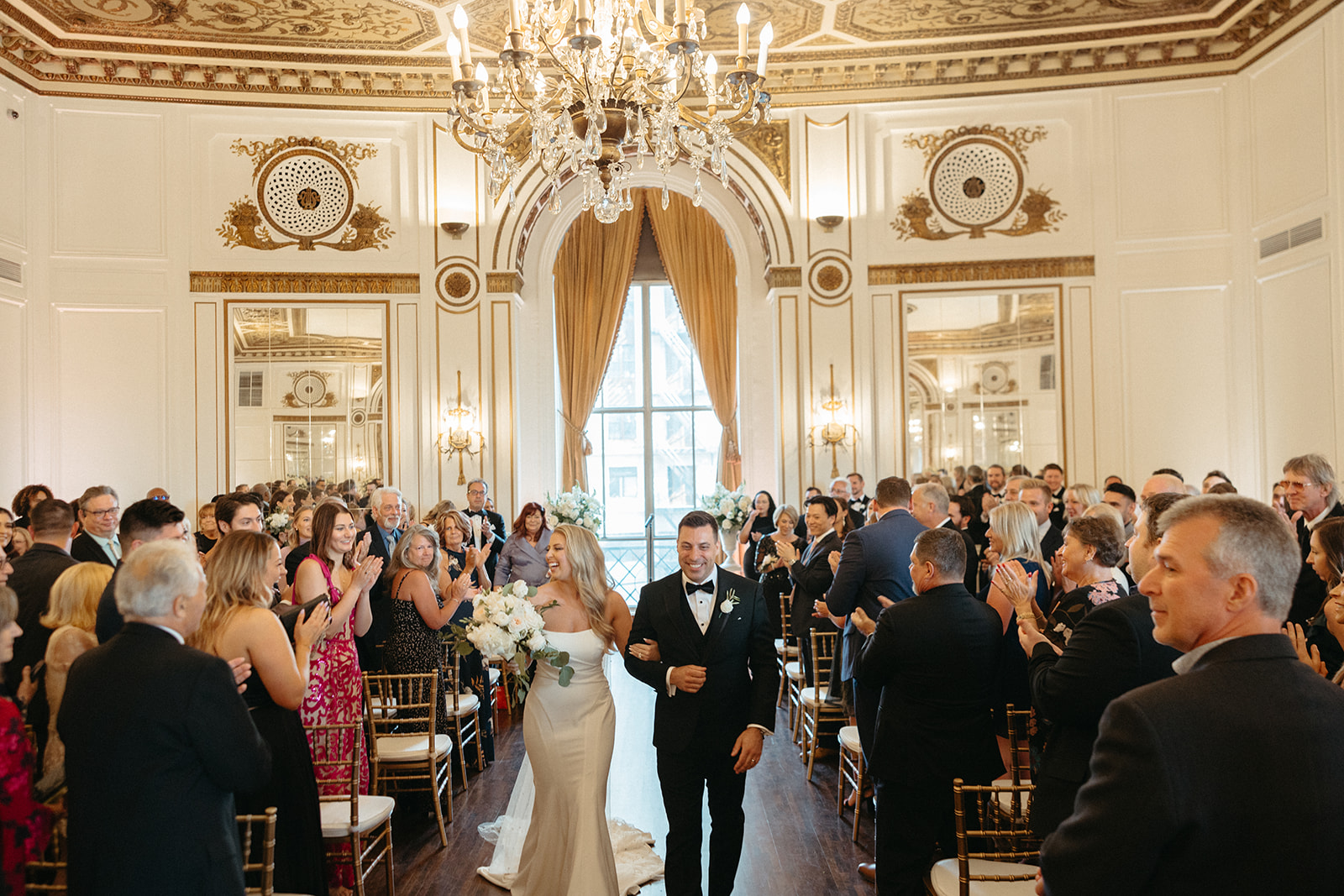 Indoor Colony Club Detroit wedding ceremony - Detroit Area Wedding Venues