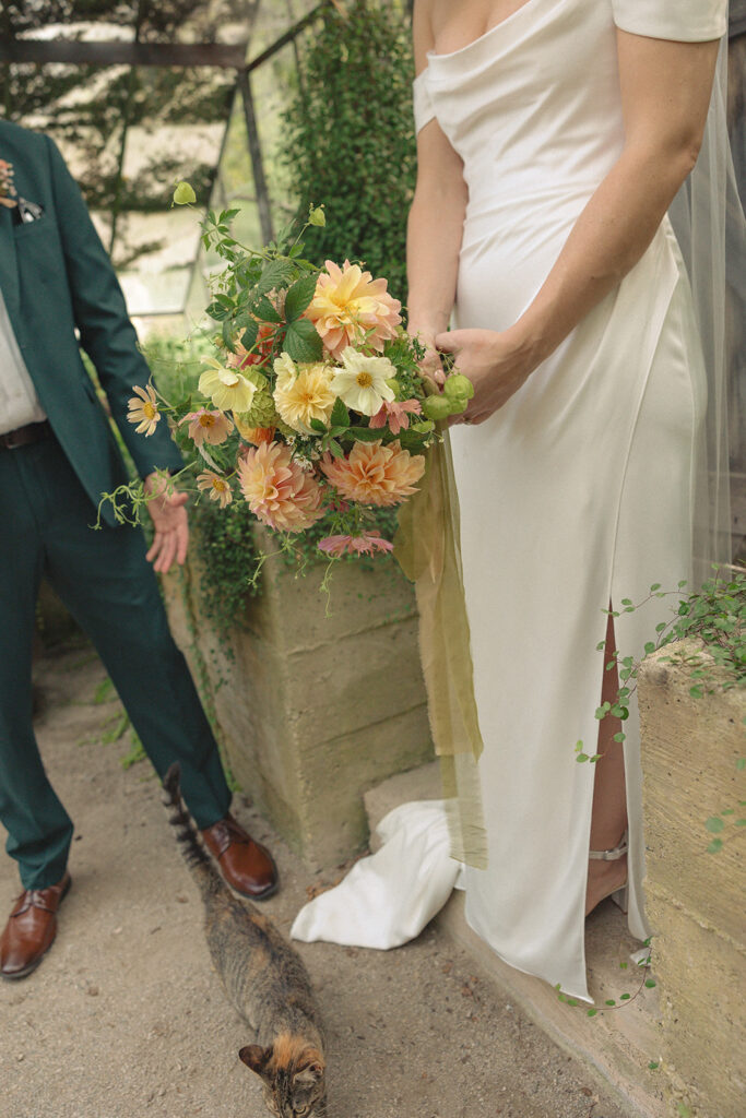 Bride and grooms Glass Creative Community wedding portraits