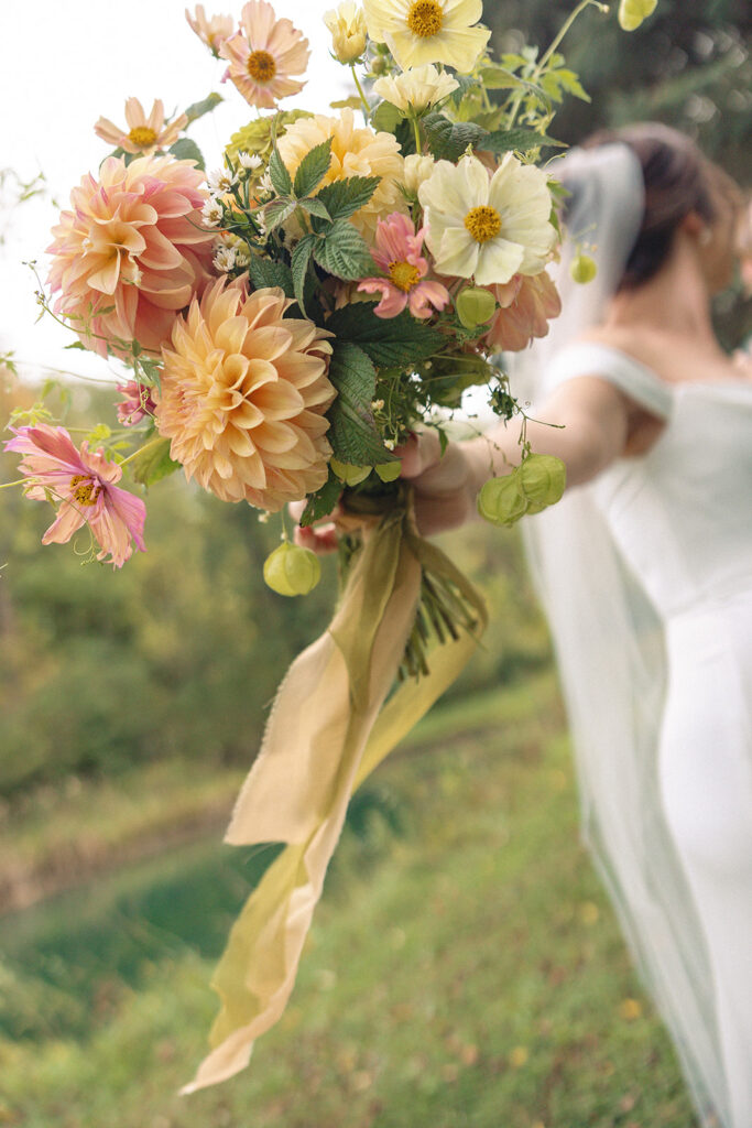 Wedding bouquet by Hyssop Floral