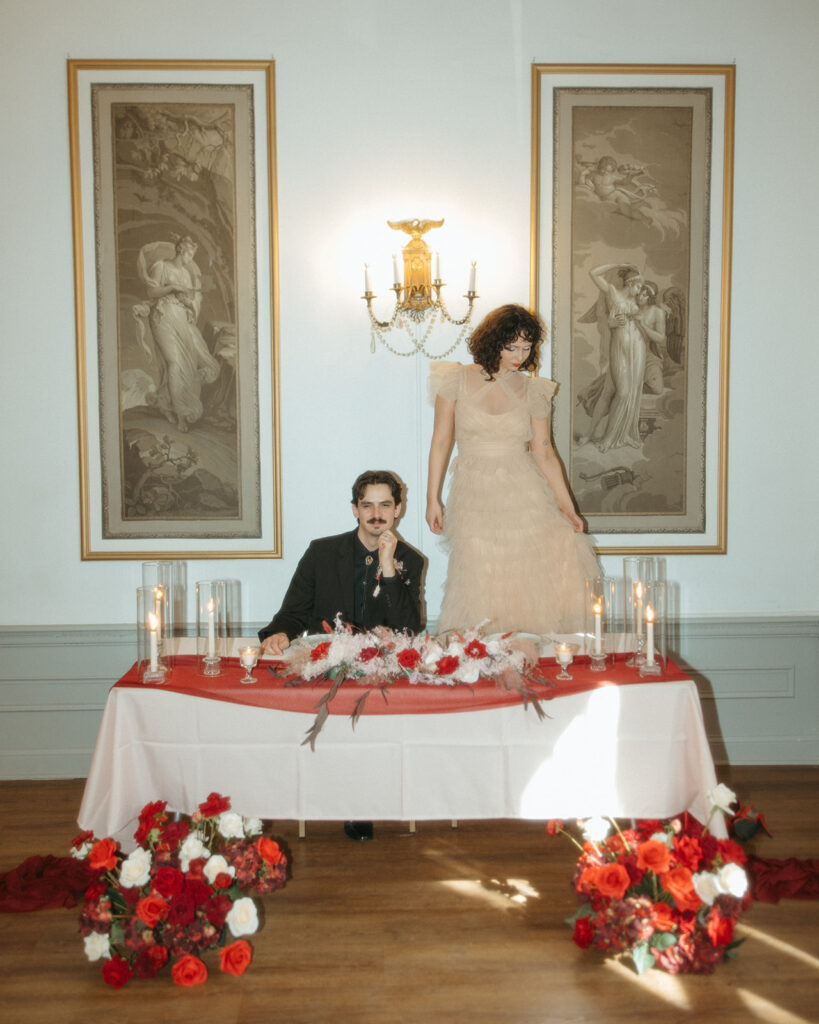 Editorial Michigan elopement photography from an intimate reception